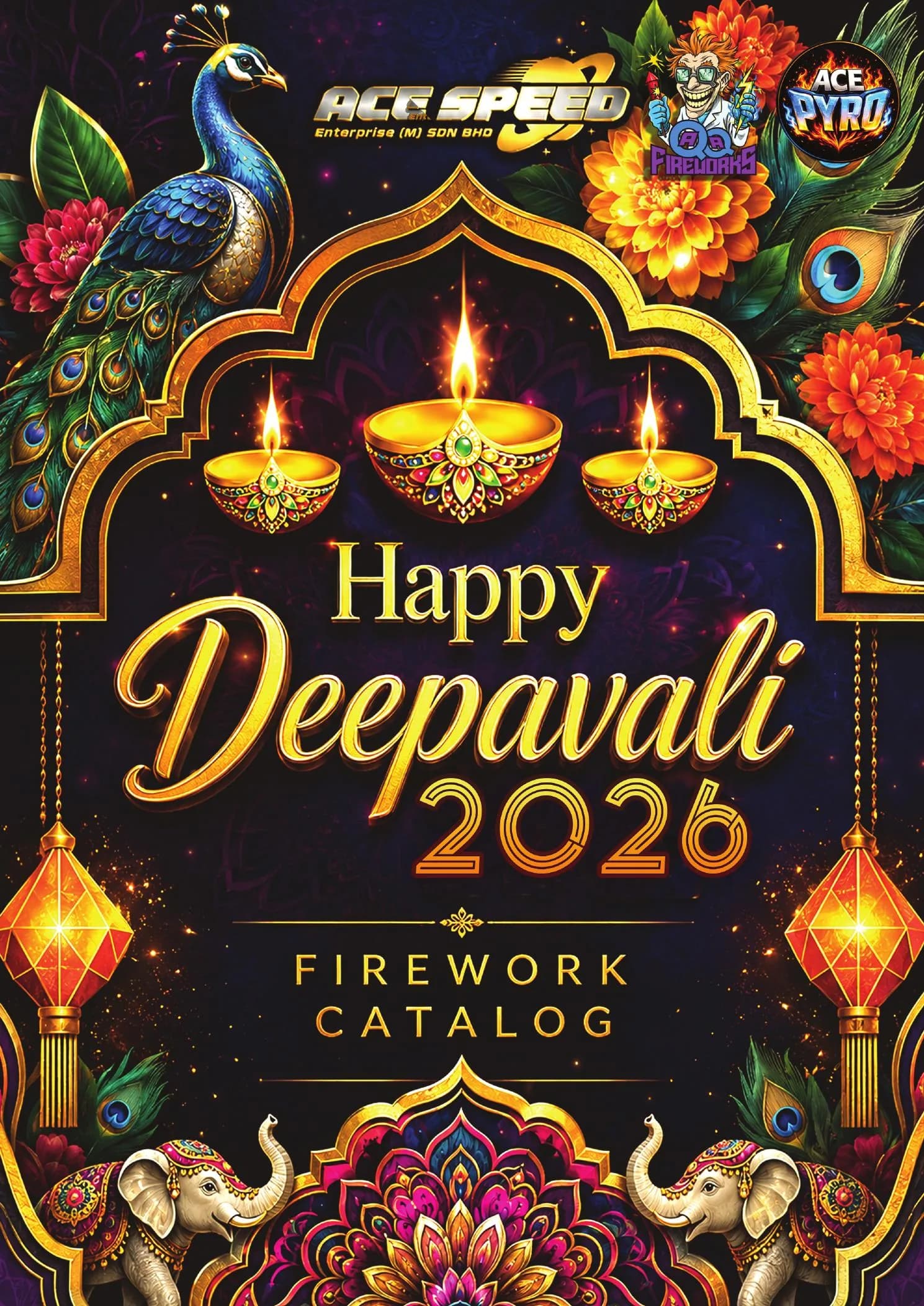 Ace Speed Happy Deepavali 2026 Firework Catalog cover